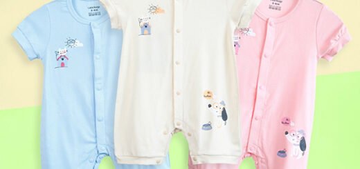 Thời trang cho bé sơ sinh: Top 4 áo liền quần bodysuit cho bé Hàn Quốc cực chất